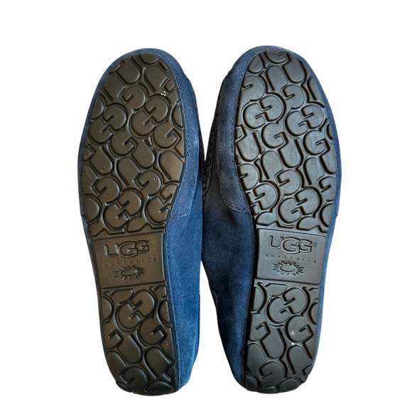 Ugg Ascot Deep Ocean Blue Slippers Size 10‎ like new condition main image 4